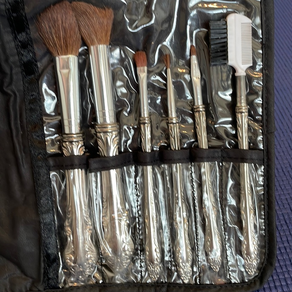 💝Glamour and Vintage Sterling Silver Makeup Brushes💝